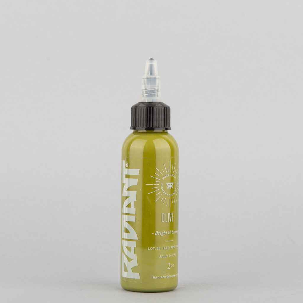 Olive, Radiant Tattoo Ink, 1 oz