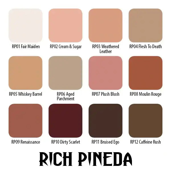 Rich Pineda Flesh to Death Set, Eternal Ink Flesh Tone