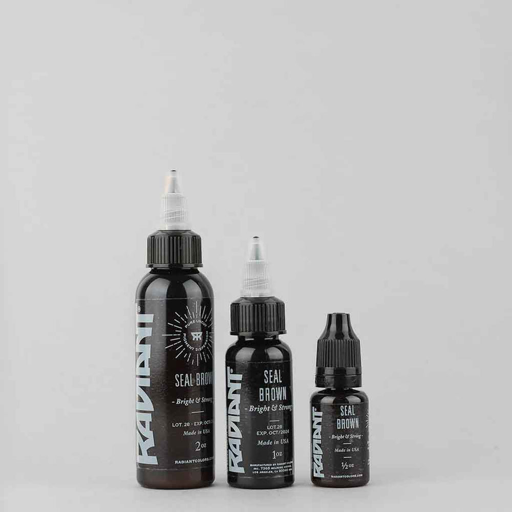 Seal Brown, Radiant Tattoo Ink, 1 oz