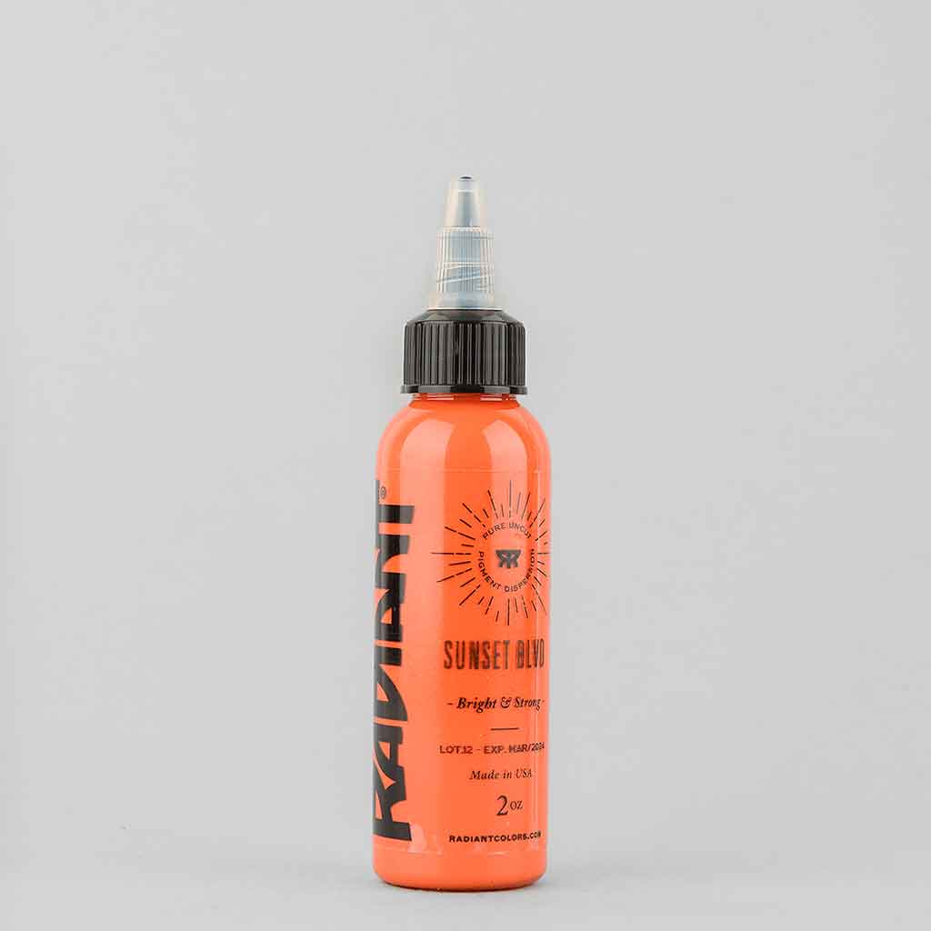 Sunset Blvd, Radiant Tattoo Ink, 1 oz