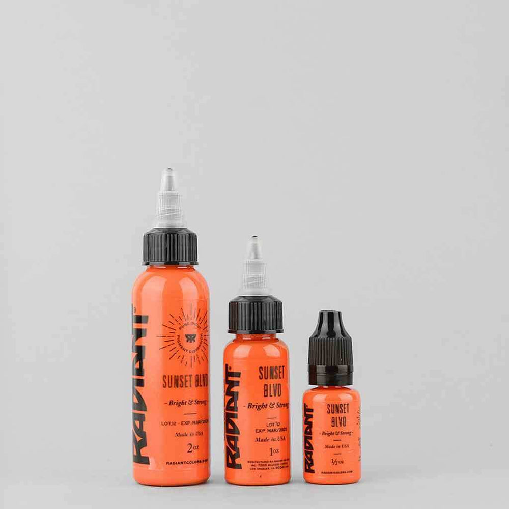 Sunset Blvd, Radiant Tattoo Ink, 1 oz