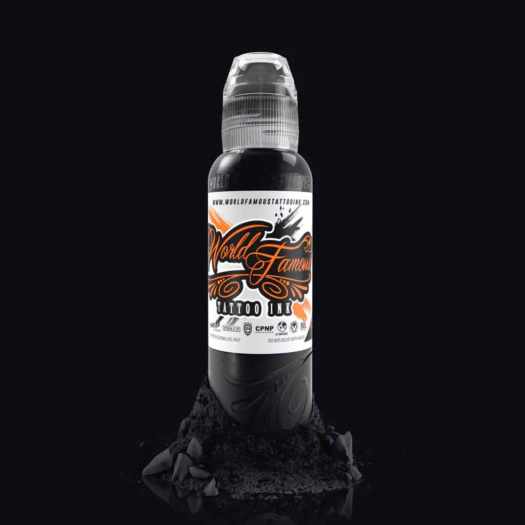 Pitch Black, World Famous Tattoo Ink