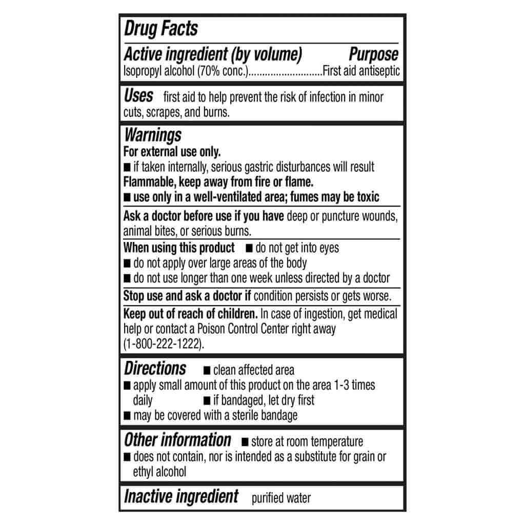 Rubbing Alcohol 70%, 32 oz bottle - Equate