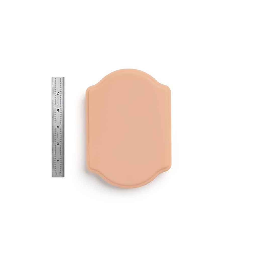 Tattooable Synthetic Small Plaque, 5.5" x 7" Fitzpatrick Tone 2 -A Pound of Flesh