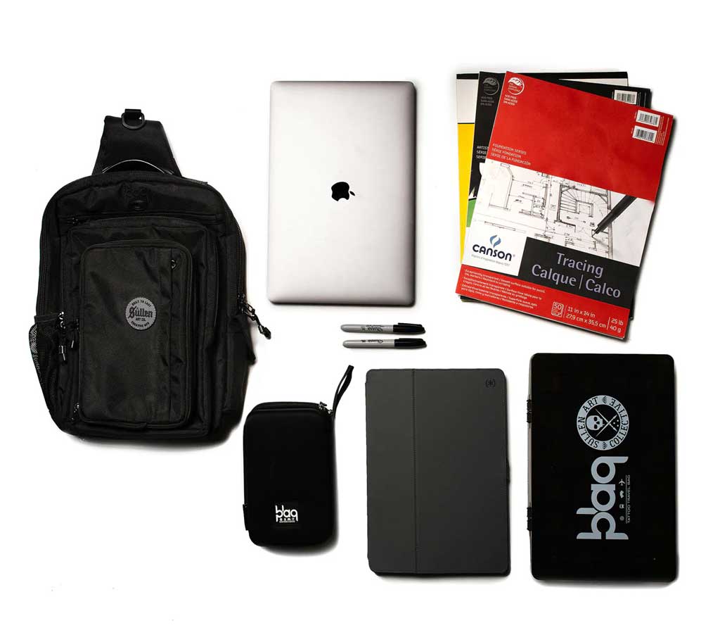 Blaq Paq Commuter Sling Bag Sullen