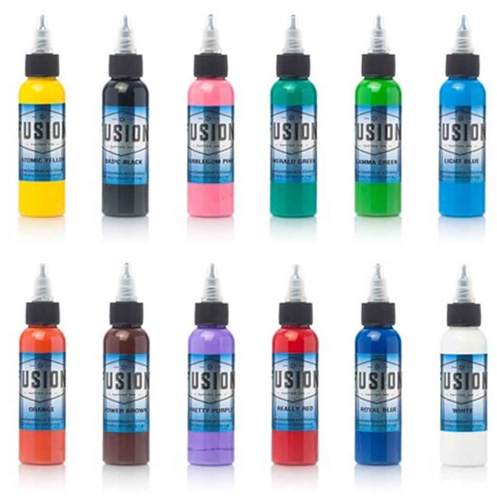 Sample Pack 12-Colors Fusion Ink 1 oz.