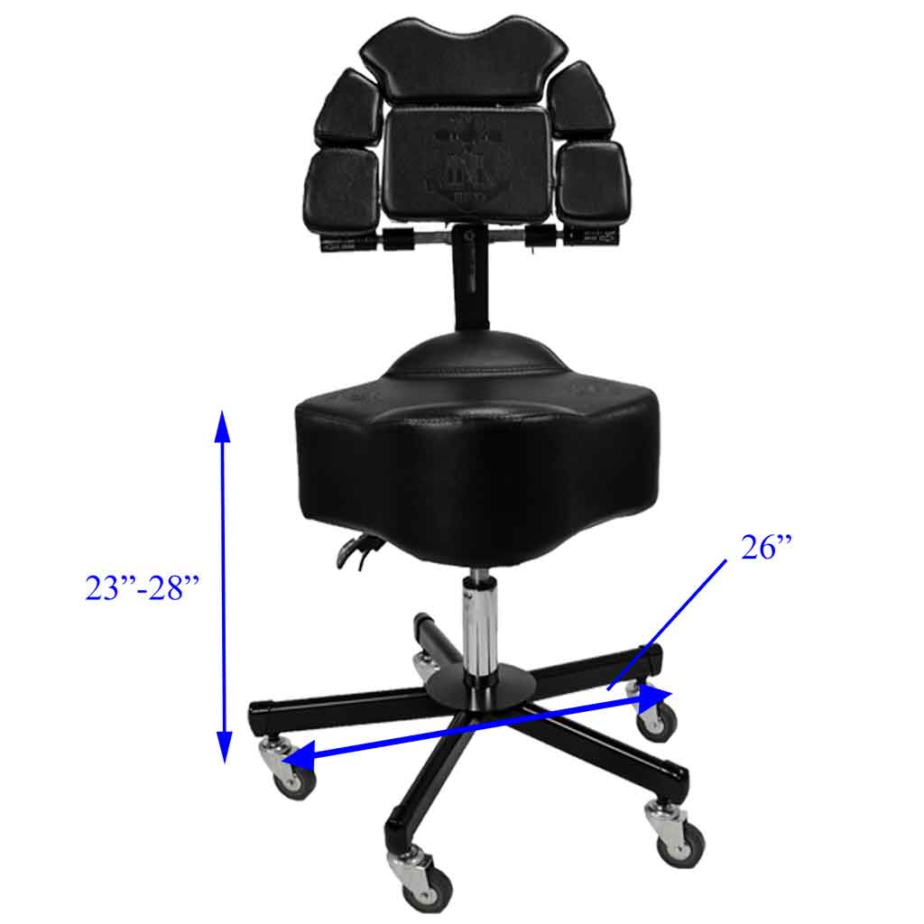 InkStool™ Ergonomic Artist Stool - InkBed